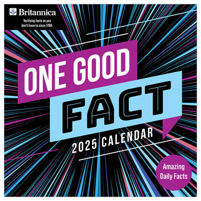 2025 One Good Fact Wall Calendar