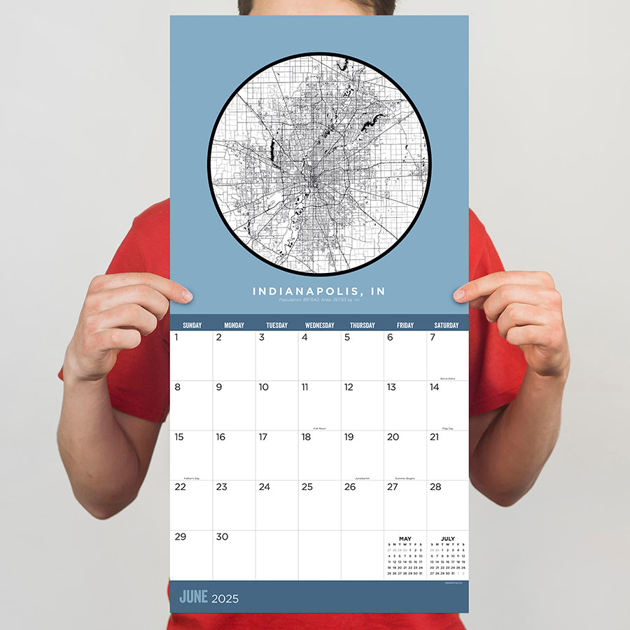 2025 Home: Indiana Wall Calendar