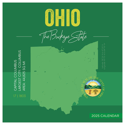 2025 Home: Ohio Wall Calendar