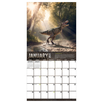 2025 Dinosaurs Wall Calendar