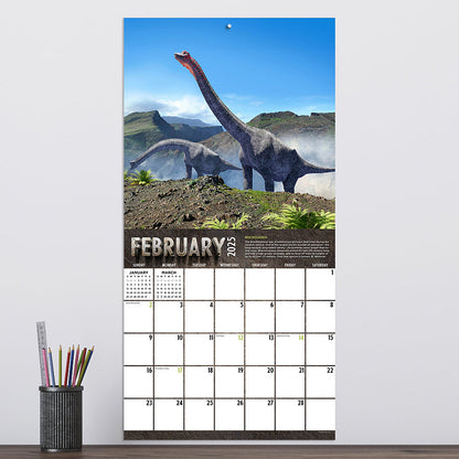 2025 Dinosaurs Wall Calendar