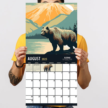 2025 National Parks-Art Wall Calendar