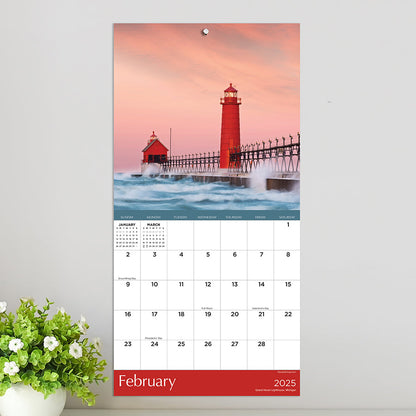 2025 Lighthouses Mini Calendar