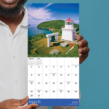 2025 Lighthouses Mini Calendar