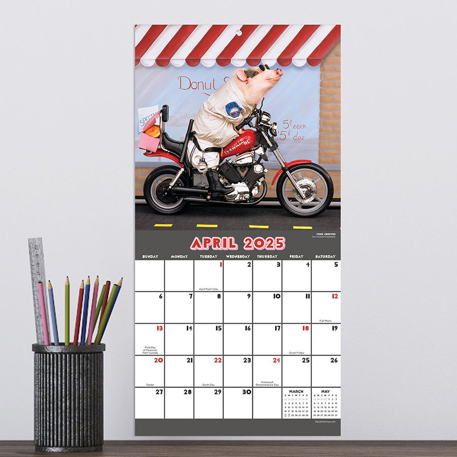 2025 Playful Pigs Mini Calendar