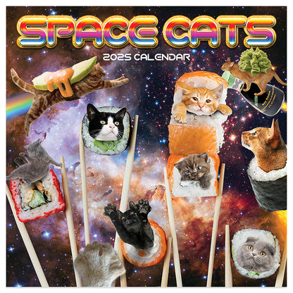 2025 Space Cats Mini Calendar