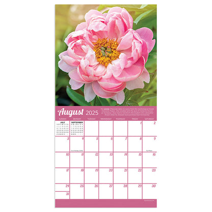 2025 Flowers Mini Calendar