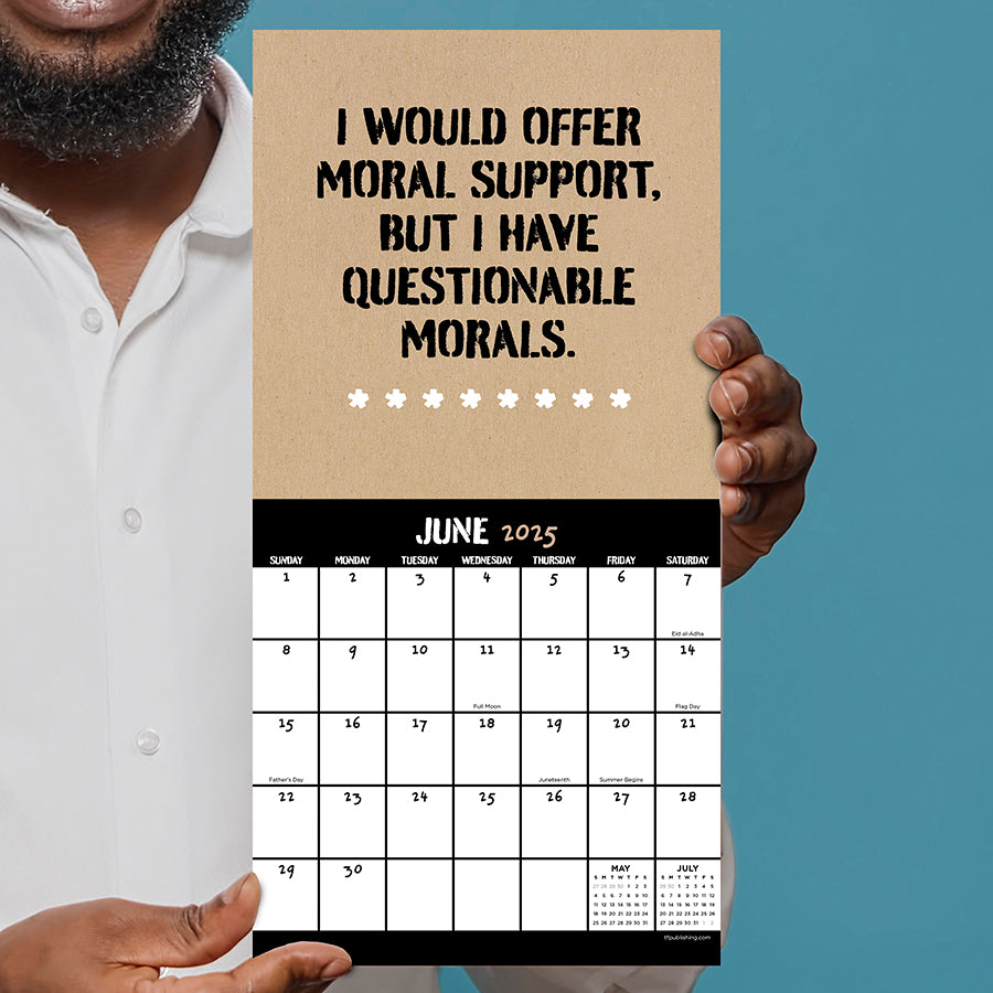 2025 Anti-Affirmations & Sarcasm Mini Calendar