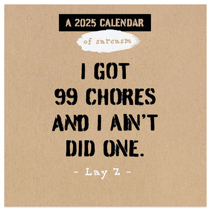 2025 Anti-Affirmations & Sarcasm Mini Calendar