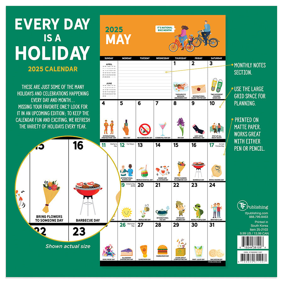 2025 Every Day's A Holiday Mini Calendar