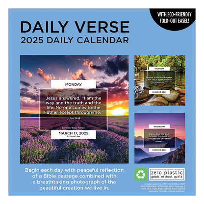 2025 Daily Verse Daily Desktop Calendar