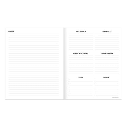 2025 Anything But Basic Kraft Medium Monthly Planner