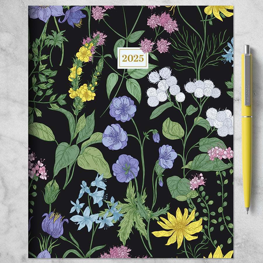 2025 Garden Blooms Medium Monthly Planner