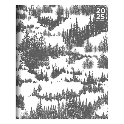 2025 Grey Forest Medium Monthly Planner