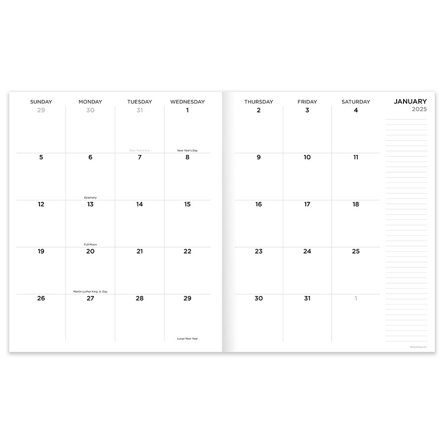 2025 Always Animal Print Large Monthly Planner