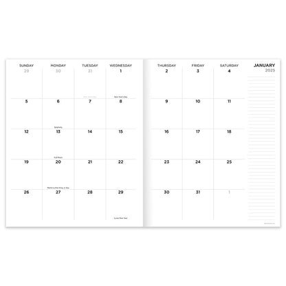 2025 Always Animal Print Large Monthly Planner