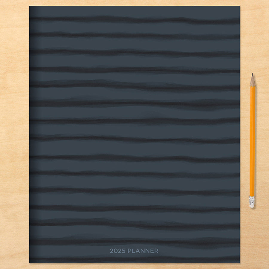 2025 Naval Stripes Large Monthly Planner