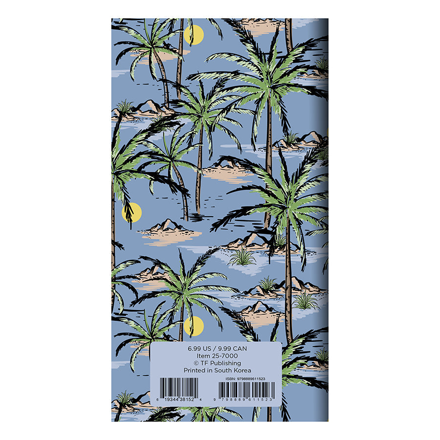 2025-2026 Aloha Palms Small Monthly Pocket Planner