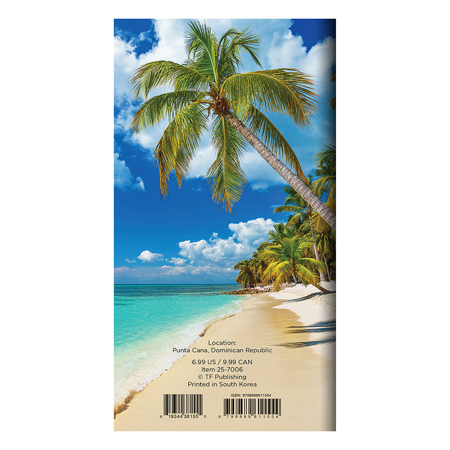 2025-2026 Beaches Small Monthly Pocket Planner