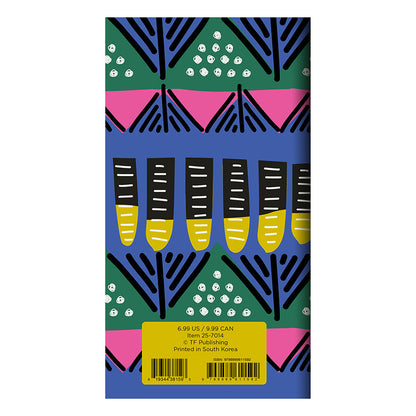 2025-2026 Bright Tribal Small Monthly Pocket Planner