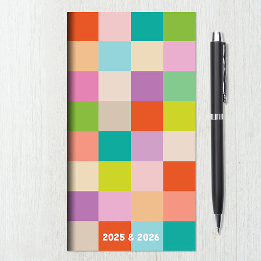 2025-2026 Check Your Colors Small Monthly Pocket Planner