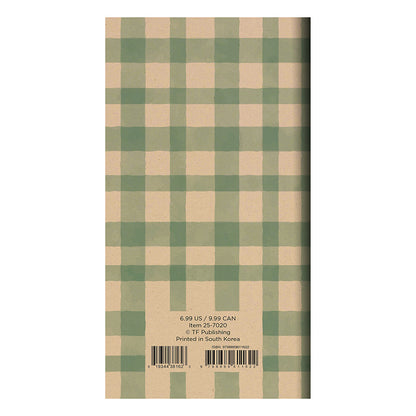 2025-2026 Farmhouse Gingham Small Monthly Pocket Planner