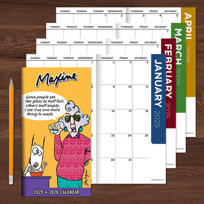 2025-2026 Maxine Small Monthly Pocket Planner