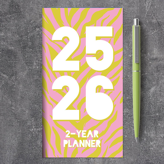 2025-2026 Sassy Zebra Small Monthly Pocket Planner