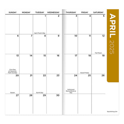 2025-2026 Terrazzo Small Monthly Pocket Planner