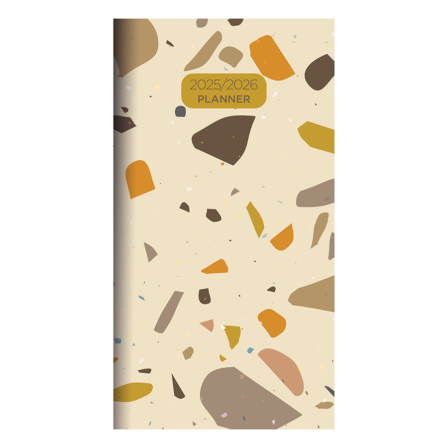 2025-2026 Terrazzo Small Monthly Pocket Planner