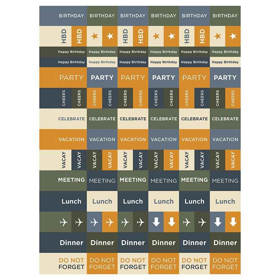 2025 Big Wave Medium Weekly Monthly Planner