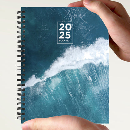 2025 Big Wave Medium Weekly Monthly Planner