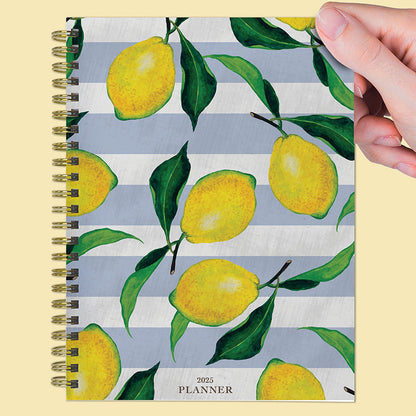 2025 Lemons of Capri Medium Weekly Monthly Planner