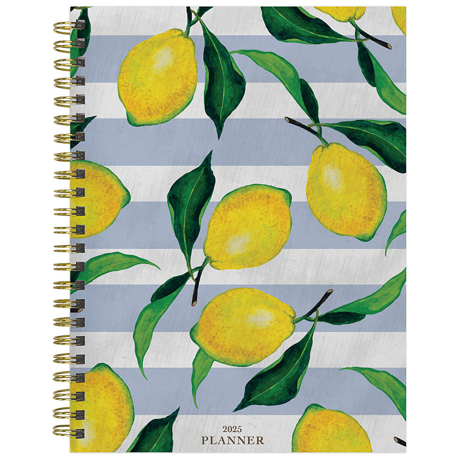 2025 Lemons of Capri Medium Weekly Monthly Planner