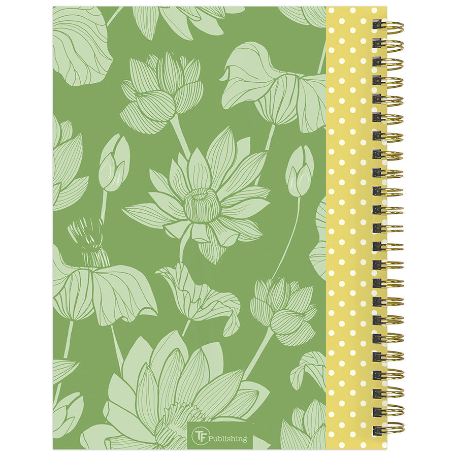 2025 Lotus Medium Weekly Monthly Planner