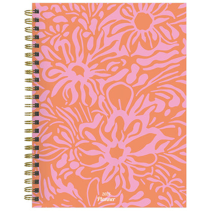 2025 Happy Hibiscus Medium Weekly Monthly Planner