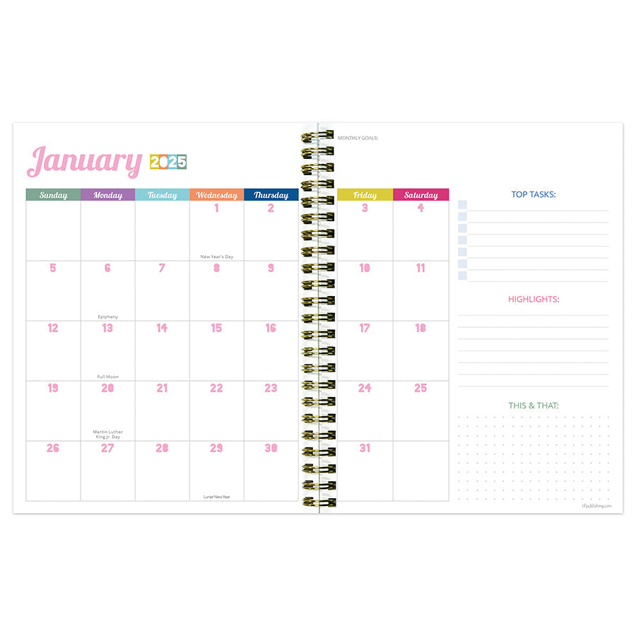 2025 Lil Buds Medium Weekly Monthly Planner