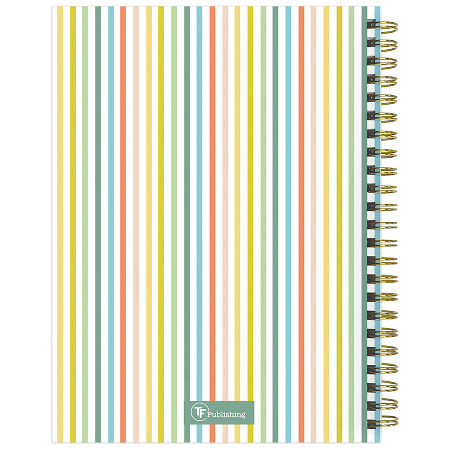 2025 Malibu Stripes Medium Weekly Monthly Planner