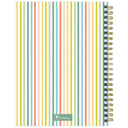 2025 Malibu Stripes Medium Weekly Monthly Planner