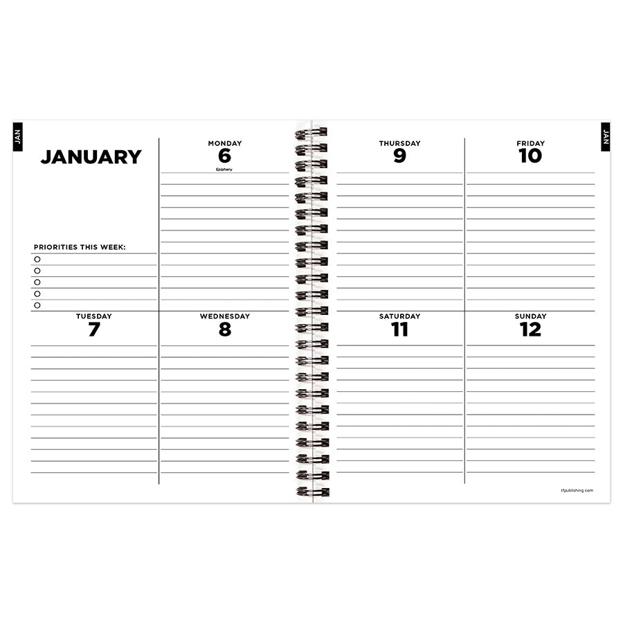 2025 The Beatles Medium Weekly Monthly Planner