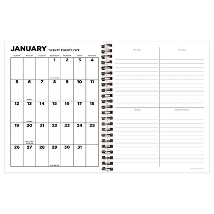 2025 Coca-Cola Medium Weekly Monthly Planner