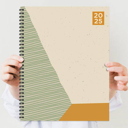 2025 Geometric Large Weekly Monthly Planner