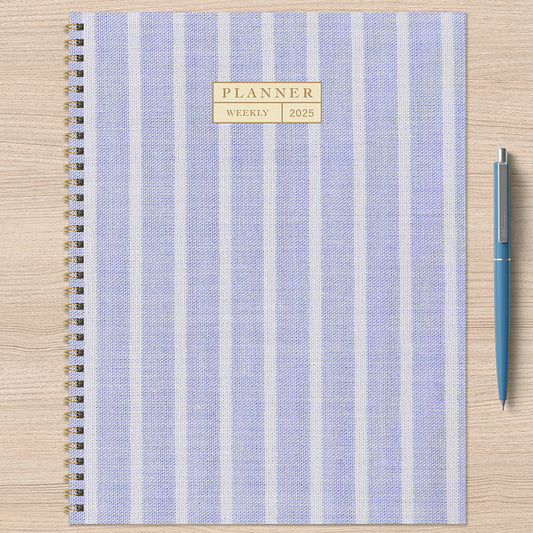 2025 Harper Blue Large Weekly Monthly Planner