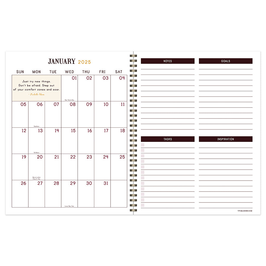 2025 Renaissance Year Large Weekly Monthly Planner