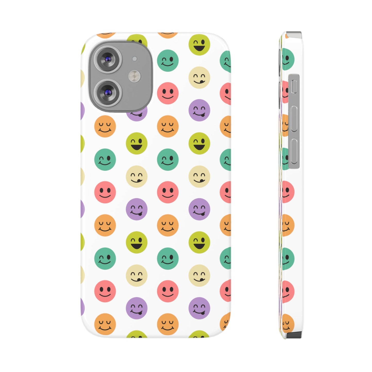 SMILEY FACE PATTERN | Slim iPhone Case