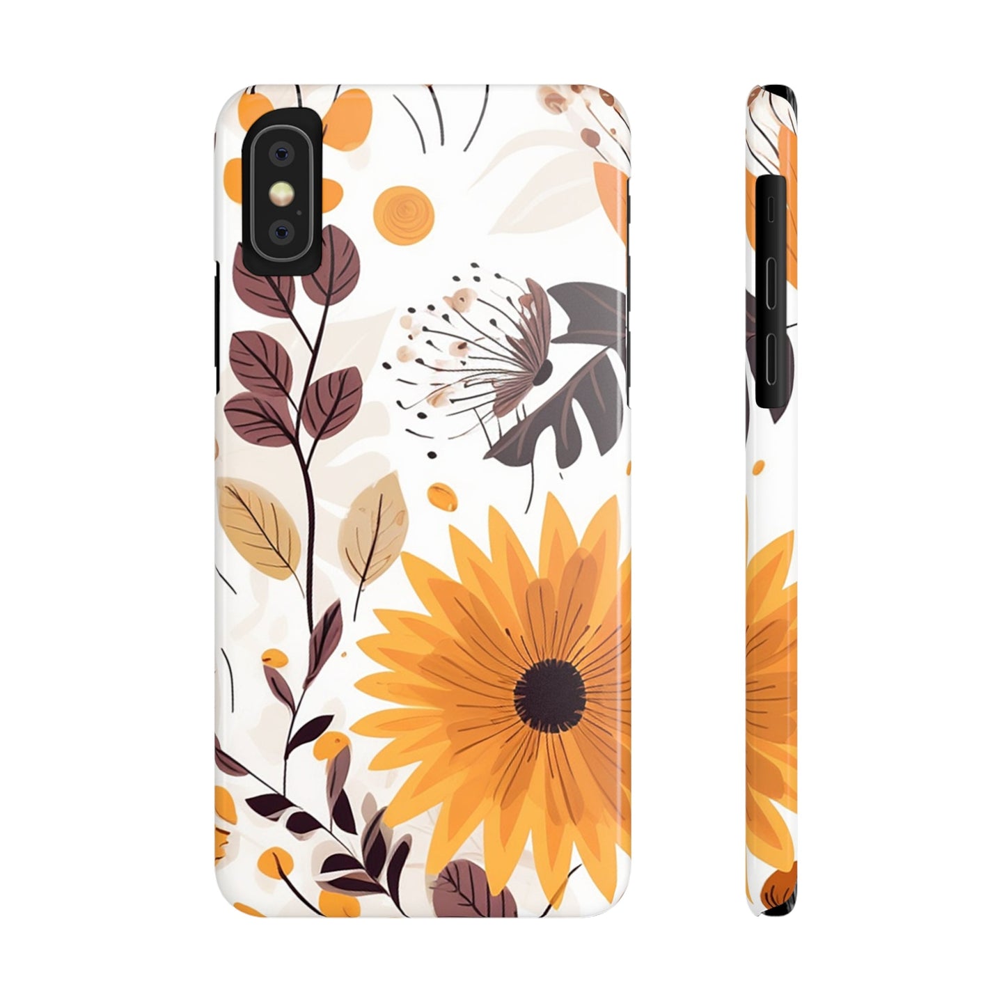 FALL FLOWERS | Slim iPhone Case