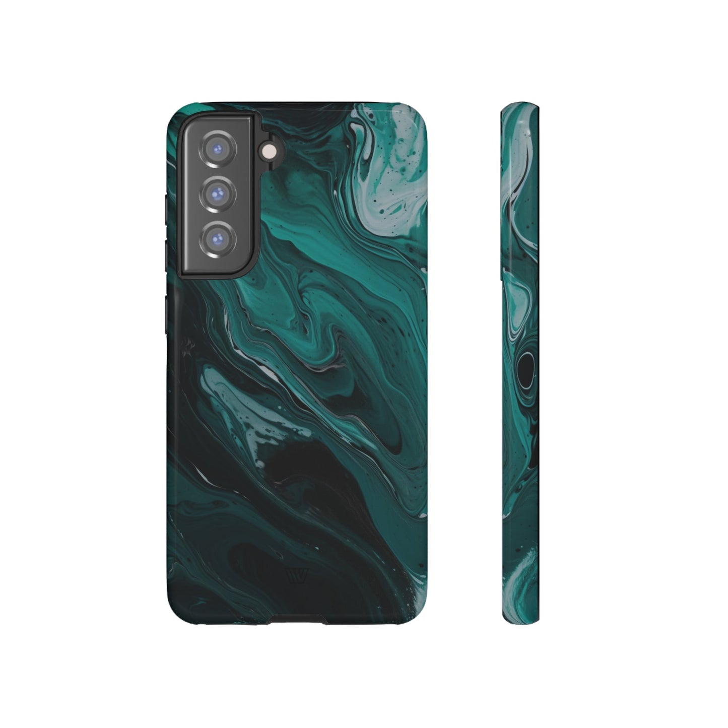 TEAL PAINT SWIRL | Tough Phone Case