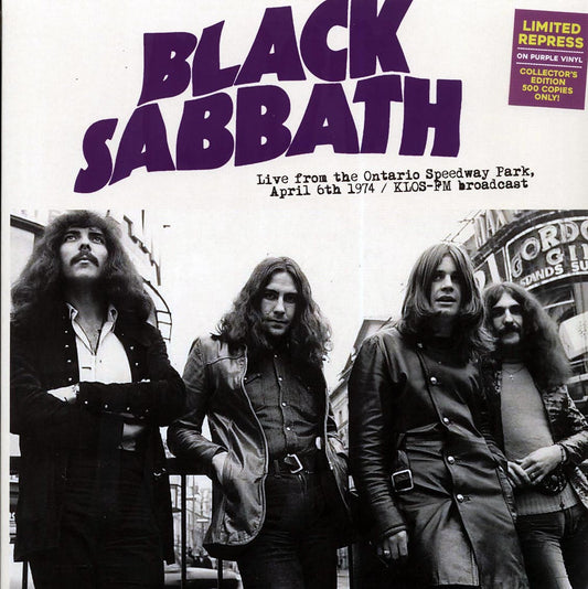 Black Sabbath - Live From The Ontario Speedway Park, April 6th 1974: KLOS-FM Broadcast (ltd. 500 copies made) (purple vinyl)