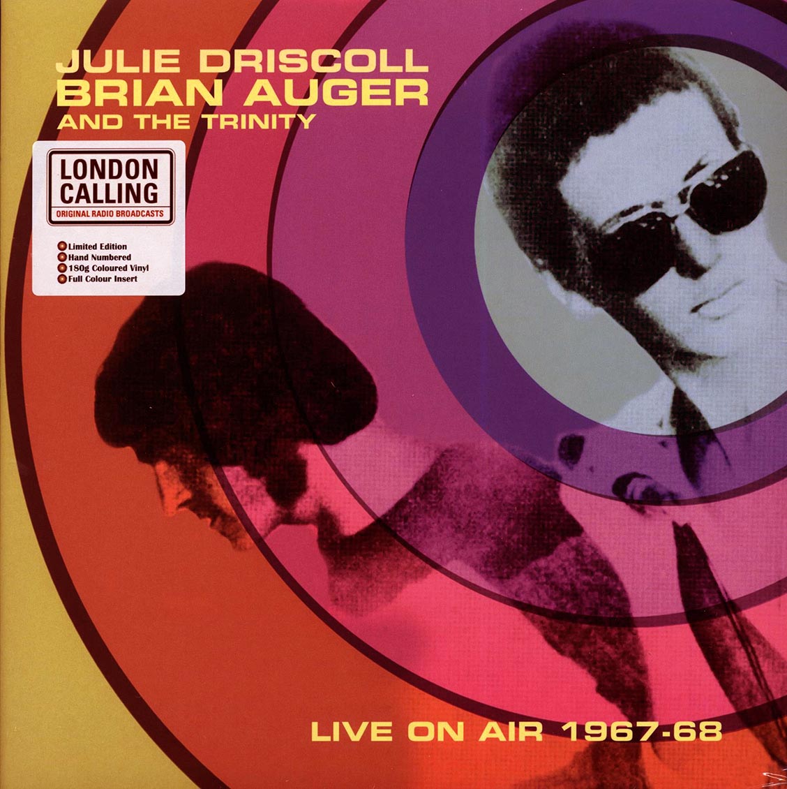 Julie Driscoll, Brian Auger & The Trinity - Live On Air 1967-68 (numbered ltd.ed.) (180g) (white vinyl) (remastered)