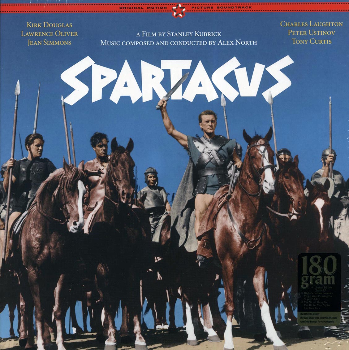 Alex North - Spartacus Original Motion Picture Soundtrack (+ 2 bonus tracks) (ltd. ed.) (180g) (High-Def VV)